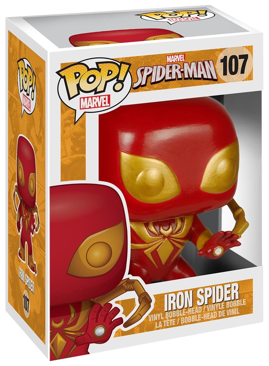 Amazon.com: Funko Pop! Marvel Iron Spider-Man Pop Vinyl